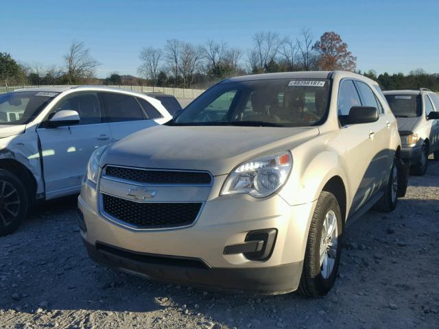 2GNALBEK4C6320426 - 2012 CHEVROLET EQUINOX LS BEIGE photo 2