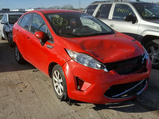 3FADP4BJ1CM105177 - 2012 FORD FIESTA SE RED photo 1