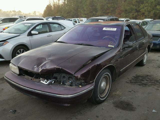 1G1BL52W4SR191461 - 1995 CHEVROLET CAPRICE CL 栗色 照片 2