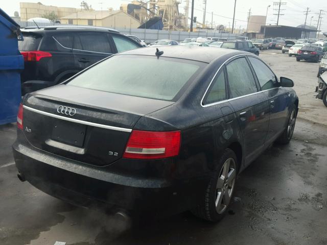 WAUAH74F08N025934 - 2008 AUDI A6 3.2 BLACK photo 4