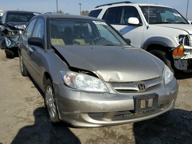 2HGES16515H590996 - 2005 HONDA CIVIC LX TAN photo 1