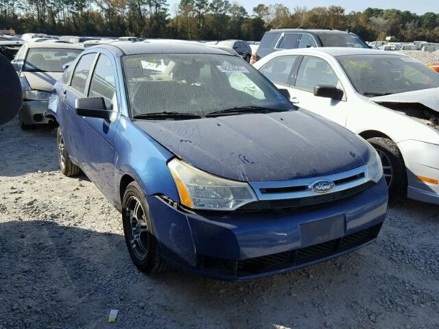 1FAHP34N78W157111 - 2008 FORD FOCUS S/SE BLUE photo 1