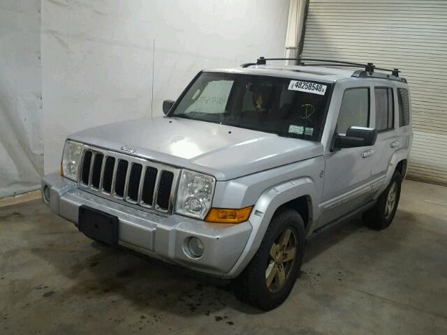 1J8HG58N36C139003 - 2006 JEEP COMMANDER SILVER photo 2