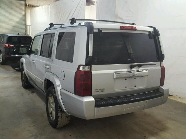 1J8HG58N36C139003 - 2006 JEEP COMMANDER SILVER photo 3