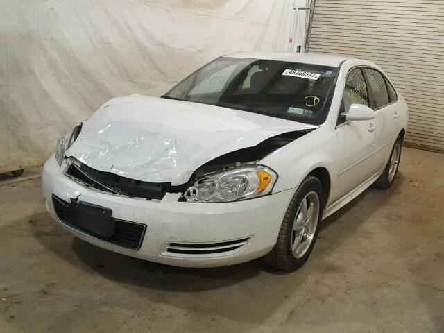 2G1WF5EK1B1267616 - 2011 CHEVROLET IMPALA LS WHITE photo 2