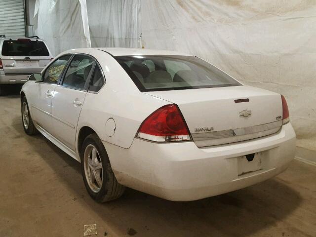 2G1WF5EK1B1267616 - 2011 CHEVROLET IMPALA LS WHITE photo 3