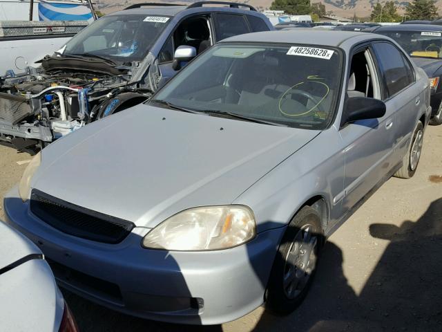 2HGEJ6618XH545473 - 1999 HONDA CIVIC BASE Gümüş foto 2