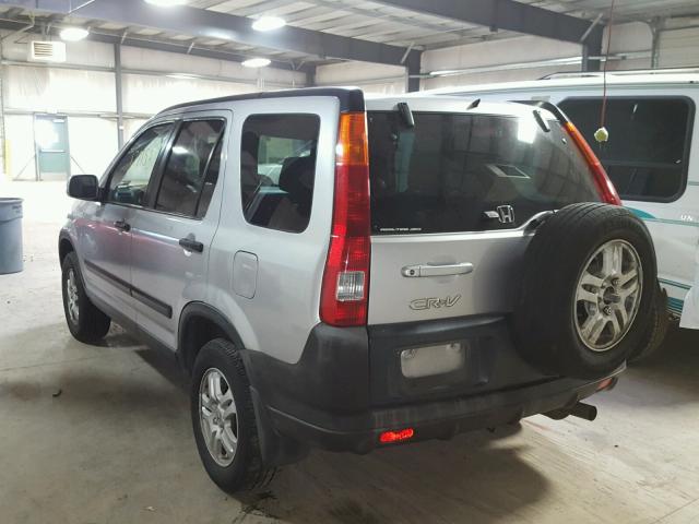 JHLRD78814C022336 - 2004 HONDA CR-V EX ვერცხლისფერი ფოტო 3