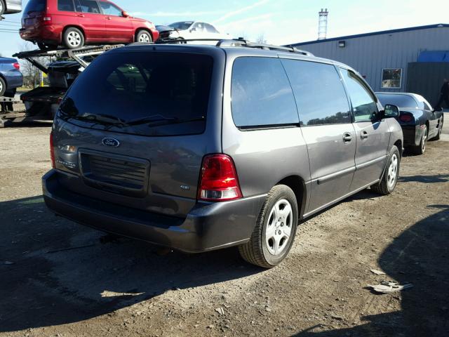 2FMZA51664BA94664 - 2004 FORD FREESTAR S GRAY photo 4