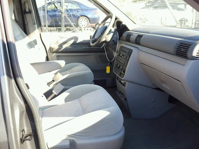 2FMZA51664BA94664 - 2004 FORD FREESTAR S GRAY photo 5