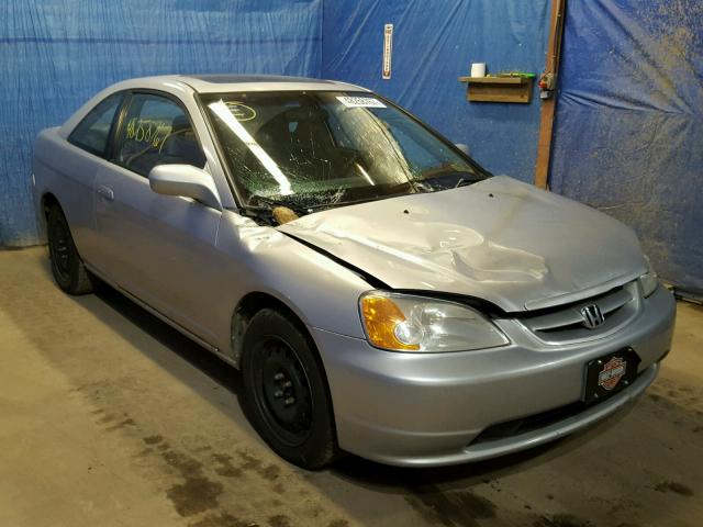 1HGEM22981L086354 - 2001 HONDA CIVIC SI SILVER photo 1