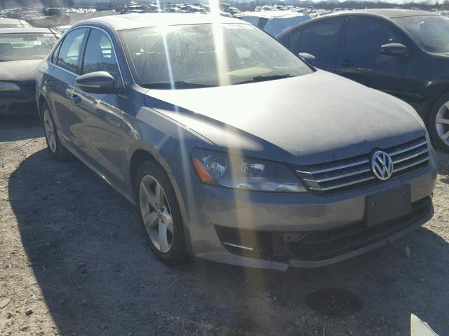 1VWBP7A33CC036531 - 2012 VOLKSWAGEN PASSAT SE GRAY photo 1