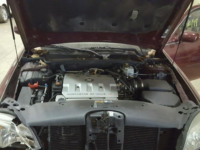 1G6KD54Y92U106200 - 2002 CADILLAC DEVILLE RED photo 7