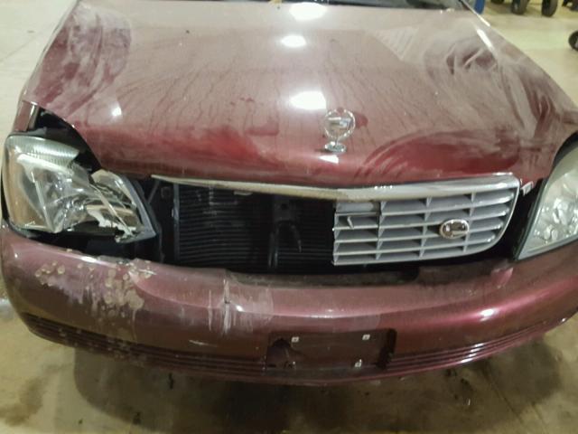 1G6KD54Y92U106200 - 2002 CADILLAC DEVILLE RED photo 9