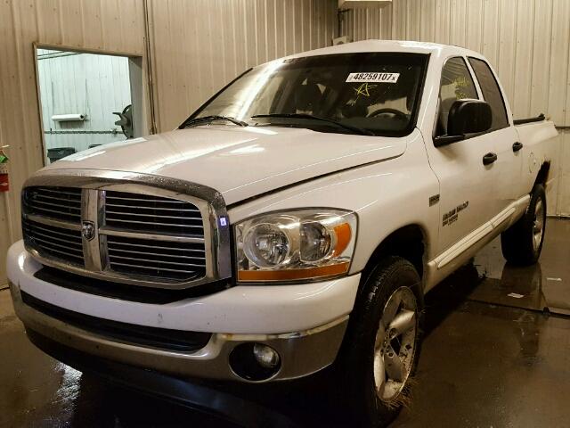 1D7HU18226S615669 - 2006 DODGE RAM 1500 S WHITE photo 2