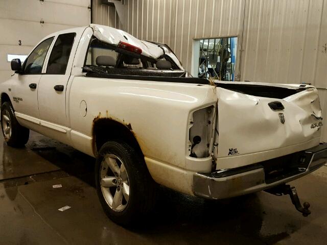 1D7HU18226S615669 - 2006 DODGE RAM 1500 S WHITE photo 3