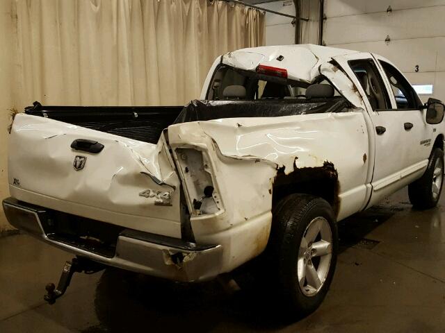 1D7HU18226S615669 - 2006 DODGE RAM 1500 S WHITE photo 4