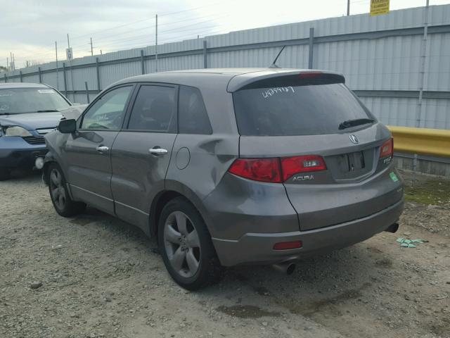 5J8TB18598A003483 - 2008 ACURA RDX TECHNO GRAY photo 3