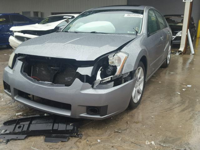 1N4BA41E77C818637 - 2007 NISSAN MAXIMA SE GRAY photo 2