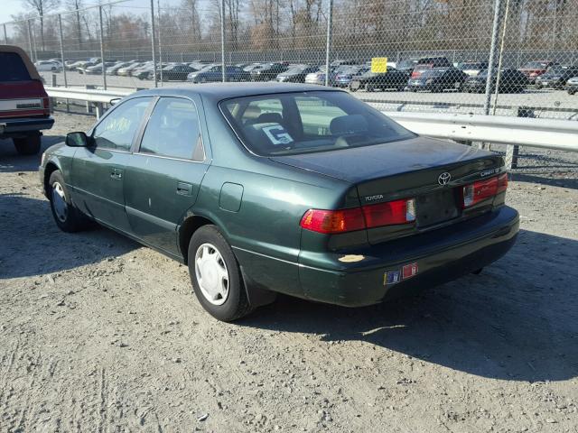 4T1BG22K0YU972843 - 2000 TOYOTA CAMRY CE GREEN photo 3