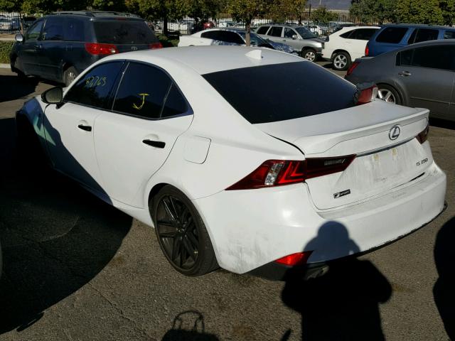 JTHBF1D21F5067001 - 2015 LEXUS IS 250 WHITE photo 3