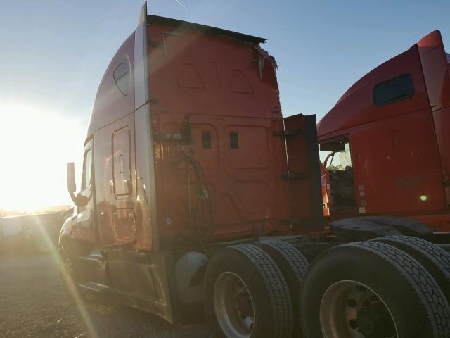 1FUGGLD69ELFR7273 - 2014 FREIGHTLINER CASCADIA 1 RED photo 3