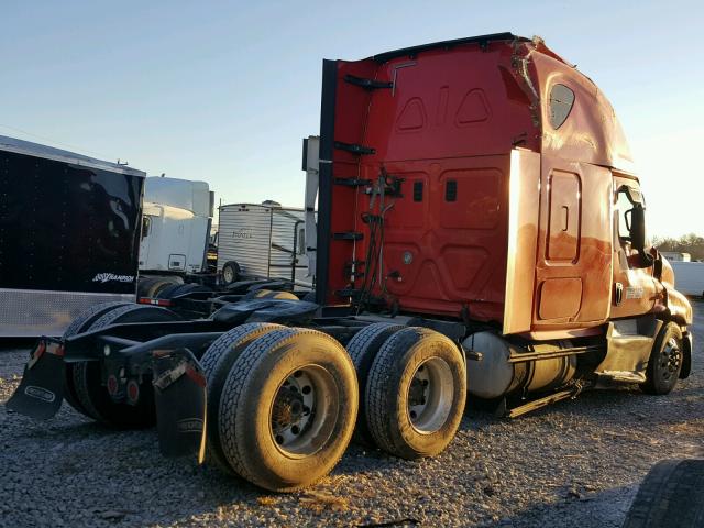 1FUGGLD69ELFR7273 - 2014 FREIGHTLINER CASCADIA 1 RED photo 4