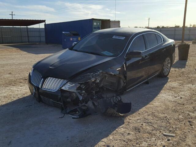 1LNHL9DR5BG609789 - 2011 LINCOLN MKS BLACK photo 2