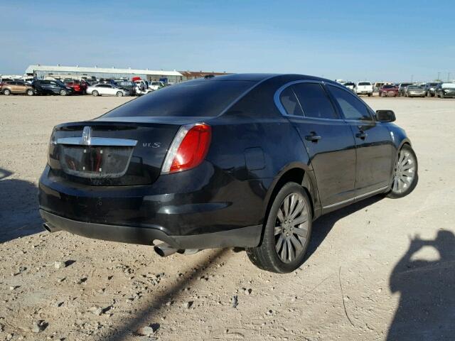 1LNHL9DR5BG609789 - 2011 LINCOLN MKS BLACK photo 4