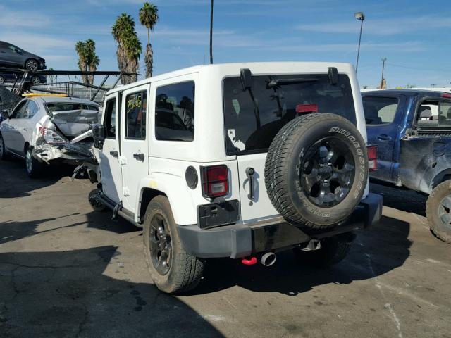 1C4HJWEG1FL699994 - 2015 JEEP WRANGLER U WHITE photo 3