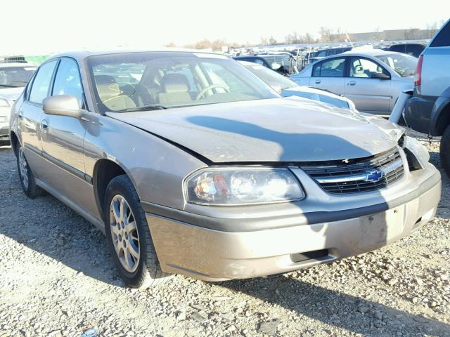 2G1WF55E719344953 - 2001 CHEVROLET IMPALA BROWN photo 1