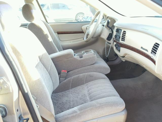2G1WF55E719344953 - 2001 CHEVROLET IMPALA BROWN photo 5
