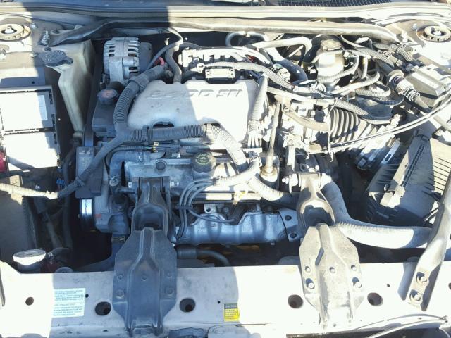 2G1WF55E719344953 - 2001 CHEVROLET IMPALA BROWN photo 7