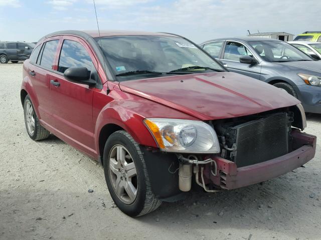 1B3HB48B98D728531 - 2008 DODGE CALIBER SX MAROON photo 1