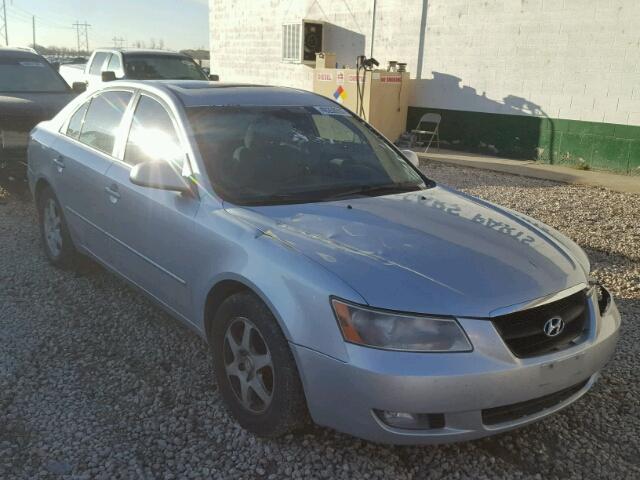 5NPEU46F76H026992 - 2006 HYUNDAI SONATA GLS SILVER photo 1