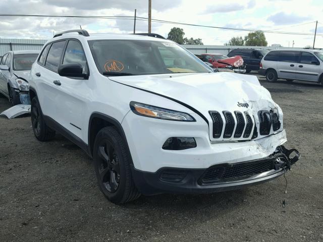 1C4PJMAS5HW664354 - 2017 JEEP CHEROKEE S WHITE photo 1