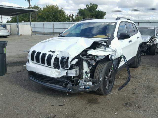 1C4PJMAS5HW664354 - 2017 JEEP CHEROKEE S WHITE photo 2