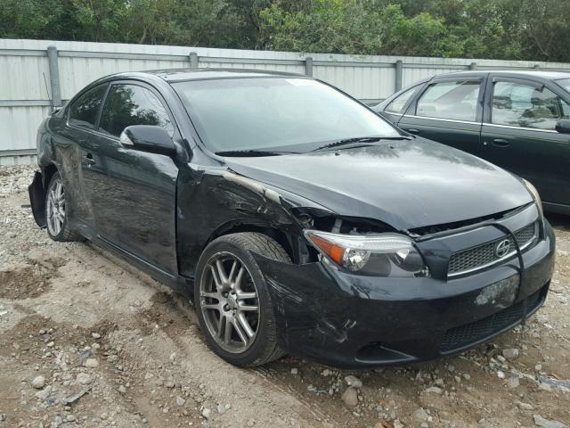 JTKDE177370180640 - 2007 TOYOTA SCION TC BLACK photo 1