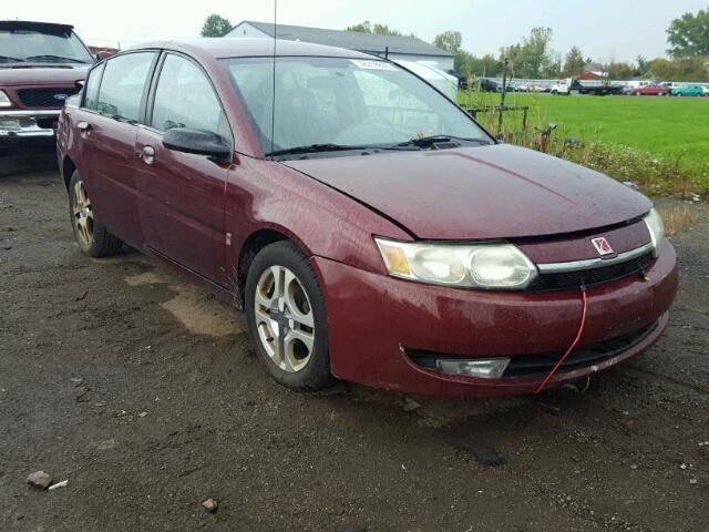 1G8AL52F93Z197559 - 2003 SATURN ION LEVEL MAROON photo 1