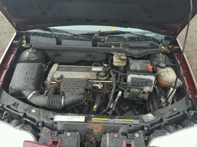 1G8AL52F93Z197559 - 2003 SATURN ION LEVEL MAROON photo 7