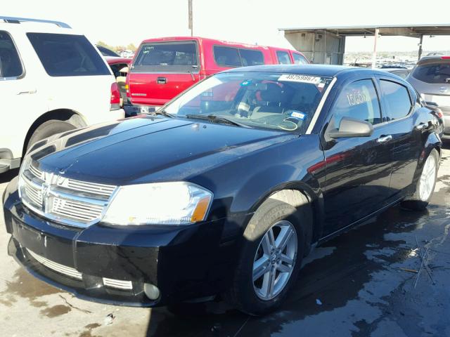 1B3LC56K68N150740 - 2008 DODGE AVENGER SX BLACK photo 2