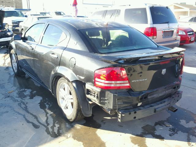 1B3LC56K68N150740 - 2008 DODGE AVENGER SX BLACK photo 3