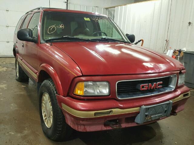 1GKDT13W1V2505379 - 1997 GMC JIMMY MAROON photo 1