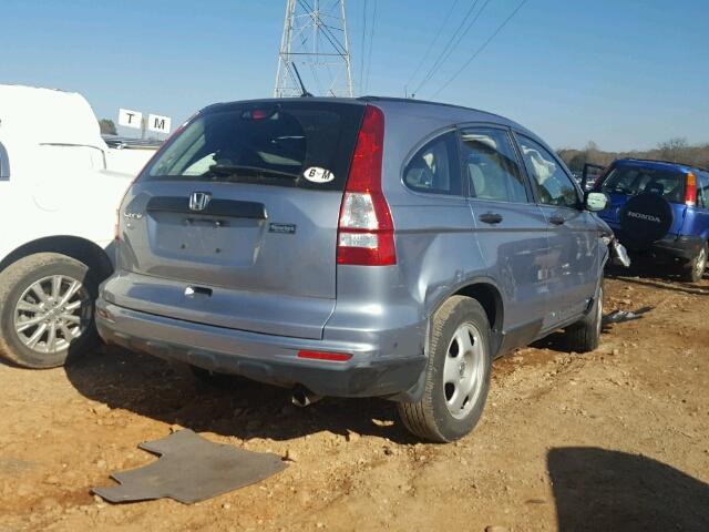 5J6RE3H39BL026245 - 2011 HONDA CR-V LX SILVER photo 4