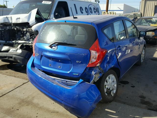 3N1CE2CP3GL353397 - 2016 NISSAN VERSA NOTE BLUE photo 4