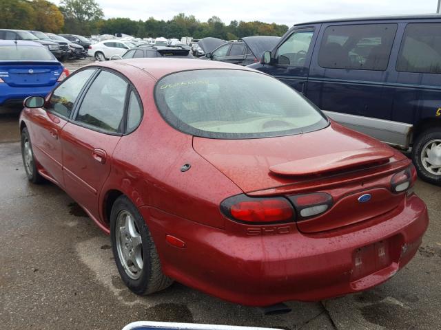 1FALP54N9TA241460 - 1996 FORD TAURUS SHO RED photo 3