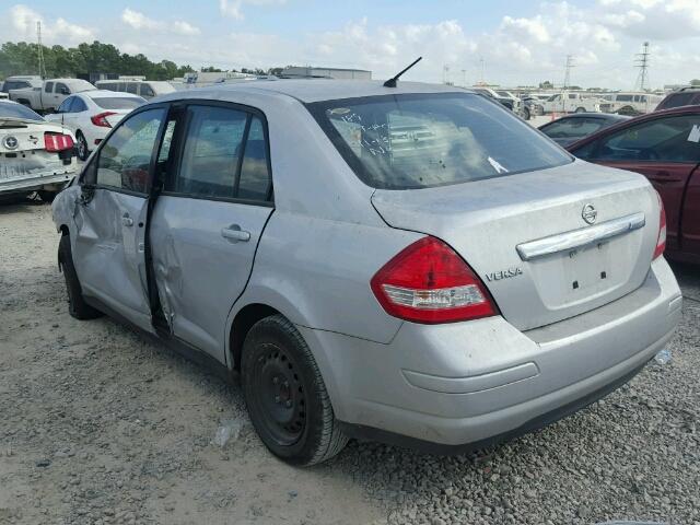 3N1BC1AP5BL462340 - 2011 NISSAN VERSA S SILVER photo 3