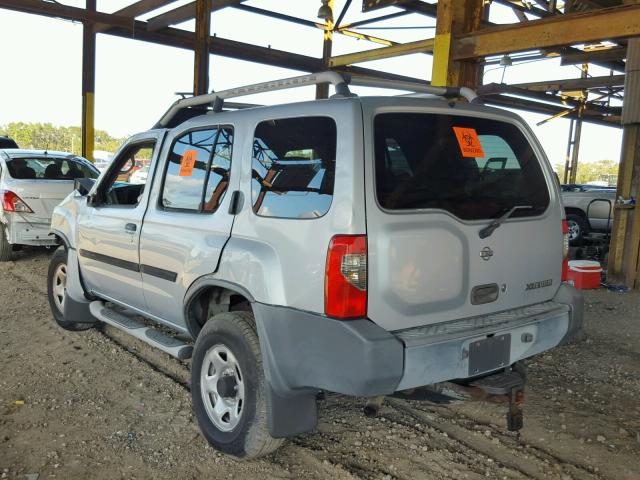 5N1ED28T31C564175 - 2001 NISSAN XTERRA XE SILVER photo 3