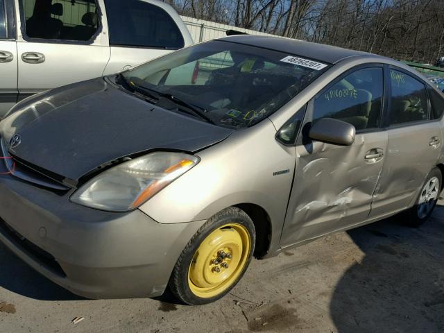 JTDKB20U073219342 - 2007 TOYOTA PRIUS BEIGE photo 9