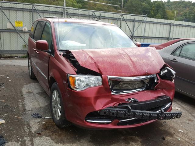 2C4RC1BG0GR304721 - 2016 CHRYSLER TOWN & COU RED photo 1